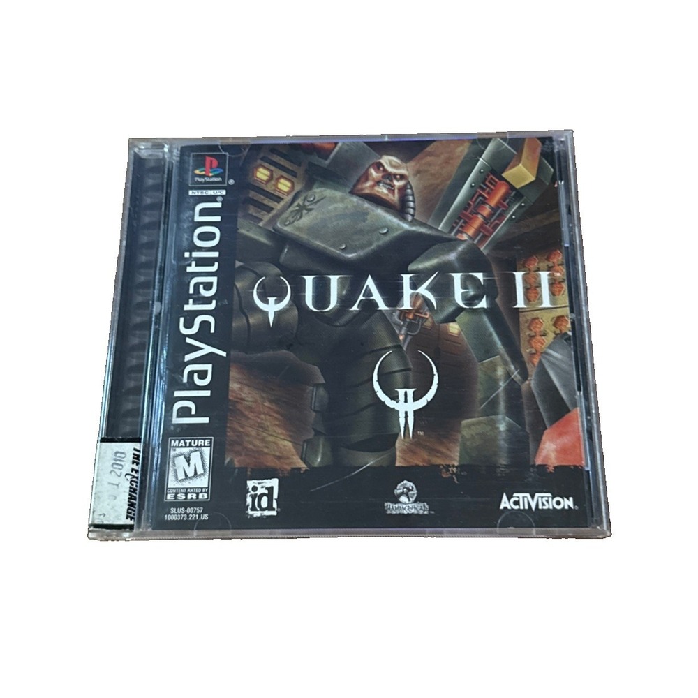 Quake I 2 Sony PlayStation 1 1999 Complete In Box With Manual & Reg card PS1